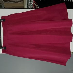 Berry Colored A Line Skirt (WITH POCKETS!!!)